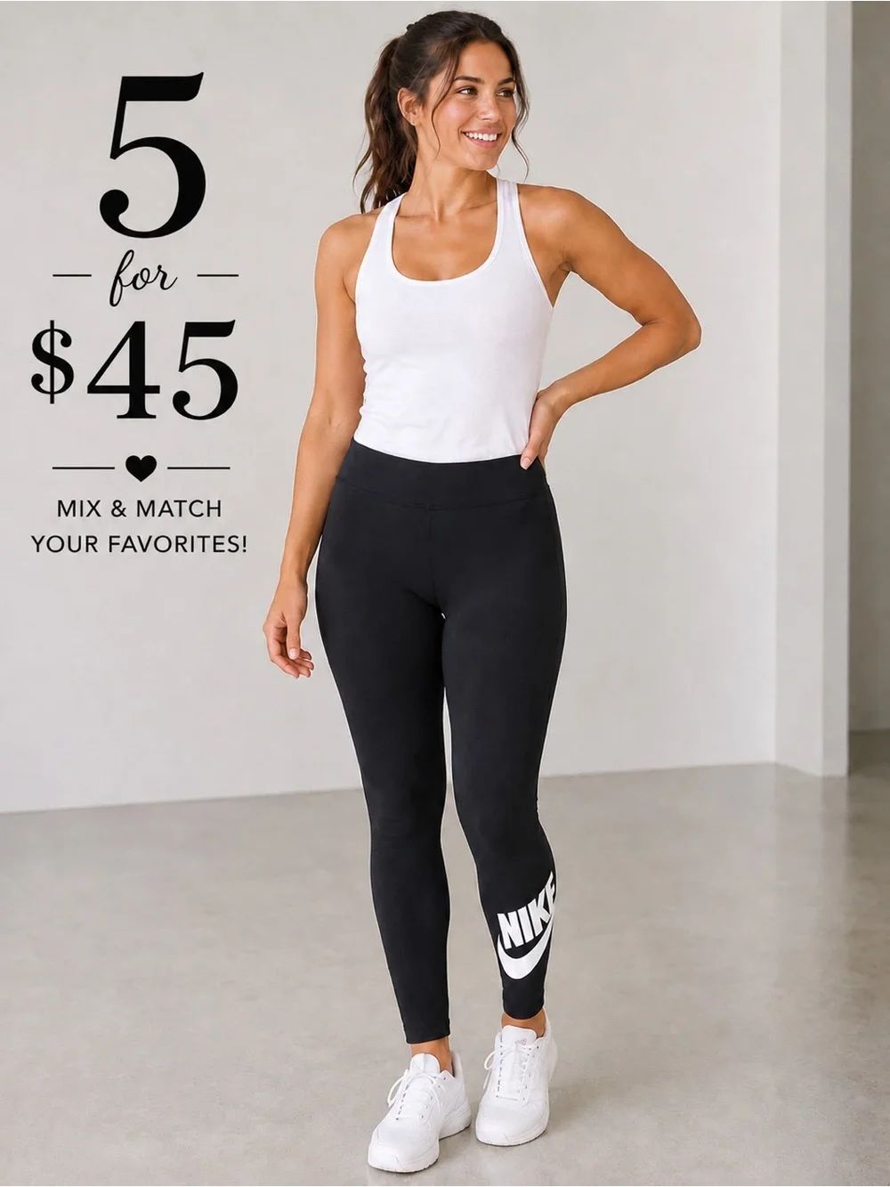 🎉5 for $45🎉 Nike leggings size M black